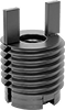 Self-Aligning Key-Locking Threaded Inserts for Soft Metal