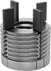 Self-Aligning Key-Locking Threaded Inserts for Soft Metal