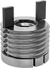 Self-Aligning Key-Locking Threaded Inserts for Soft Metal
