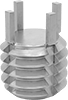 Finish-Your-Own Key-Locking Threaded Inserts for Soft Metal