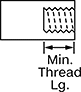 Image of Attribute. Partially Threaded. Front orientation. Contains Annotated. Standoffs. Self-Tapping Snap-In Standoffs.