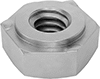 Image of Product. Top orientation. Weld Nuts. Weld Nuts.