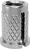 Screw-to-Expand Press-In Threaded Inserts For Through Holes in Plastic