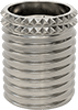 Swage-Locking Threaded Inserts
