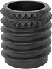Seize-Resistant Swage-Locking Threaded Inserts