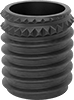 Seize-Resistant Swage-Locking Threaded Inserts