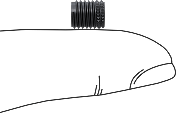 Image of Product. Side1 orientation. Contains SizingReference. Alloy Steel Thin-Wall Swage-Locking Insert, 10-32 Thread Size.