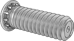Image of Product. Front orientation. Studs. Press-Fit Studs.