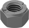 Extreme-Strength Steel Top-Lock Distorted-Thread Locknuts