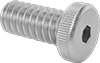 Low-Profile Stainless Steel Socket Head Screws