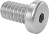Low-Profile Stainless Steel Socket Head Screws