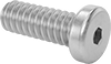 Low-Profile Stainless Steel Socket Head Screws
