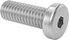 Low-Profile Stainless Steel Socket Head Screws