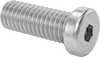 Low-Profile Stainless Steel Socket Head Screws