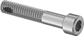 Image of Product. Front orientation. Socket Head Screws. Stainless Steel Thread-Locking Socket Head Screws, Partially Threaded.