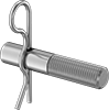 Partially Threaded Studs with Cotter Pin