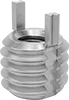 Key-Locking Threaded Inserts for Soft Metal