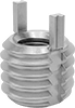 Key-Locking Threaded Inserts for Soft Metal