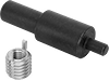 Key-Locking Threaded Inserts with Installation Tools