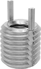 Key-Locking Threaded Inserts for Soft Metal