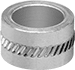 Image of Product. Front orientation. Unthreaded Inserts. Aluminum Unthreaded Inserts for Plastic.