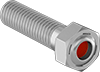 Image of Product. Front orientation. Hex Head Screws. Tension-Indicating Steel Hex Head Screws, Partially Threaded.
