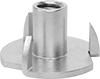 Split-Preventing Tee-Nut Threaded Inserts for Hardwood