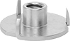 Split-Preventing Tee-Nut Threaded Inserts for Hardwood