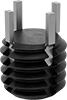 Finish-Your-Own Key-Locking Threaded Inserts for Soft Metal