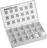 FDA-Compliant Chemical-Resistant Soft Viton® Fluoroelastomer O-Ring Assortments