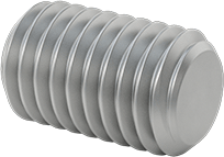 Image of Product. Front orientation. 18-8 Stainless Steel Threaded Rod, M10 x 1.5 mm Thread Size, 16 mm Long.