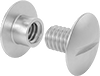 Brass Low-Profile Binding Barrels and Screws