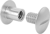 Brass Low-Profile Binding Barrels and Screws