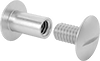 Brass Low-Profile Binding Barrels and Screws