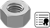 High-Strength Steel Hex Nuts with Material Test Report