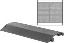 Image of Product. Front orientation. Contains Inset. Cable Ramps. Drop-Over Interlocking Cable Ramps, Pyramid.