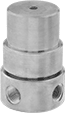Image of Product. Front orientation. Pressure-Regulating Valves. Tamper-Resistant Compact Pressure-Regulating Valves for Air and Inert Gas.