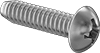 Rounded Head Thread-Forming Screws for Metal