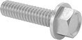 Image of Product. Front orientation. Tapping Screws. Steel Flanged Hex Head Thread-Forming Screws.