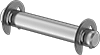 Headless Clevis Pins with Retaining Ring Grooves