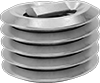 Lubricant-Free Seize-Resistant Helical Threaded Inserts