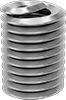 Lubricant-Free Seize-Resistant Helical Threaded Inserts