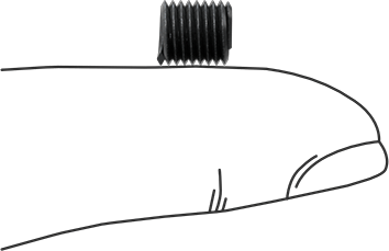 Image of Product. Side1 orientation. Contains SizingReference. Helical Insert, Lubricated 18-8 Stainless Steel, M5 x 0.8 mm Thread Size, 7.5 mm Long.