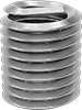 Lubricant-Free Seize-Resistant Helical Threaded Inserts