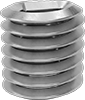 Lubricant-Free Seize-Resistant Helical Threaded Inserts