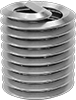 Lubricant-Free Seize-Resistant Helical Threaded Inserts