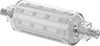 Recessed-Single-Contact-Base Tubular Light Bulbs