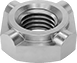 Image of Product. Bottom orientation. Weld Nuts. Square Weld Nuts.