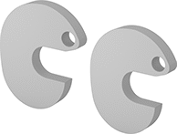 Image of Product. Front orientation. Hooks. For Lifting, Eye, For Lifting Pipe.