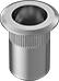 Image of Product. Front orientation. Rivet Nuts. Twist-Resistant Rivet Nuts.